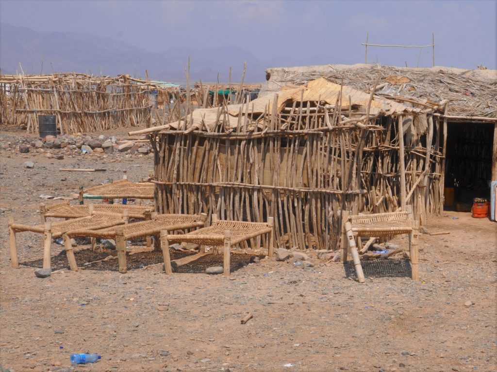 Danakil Depression in Ethiopia close to Erta Ale