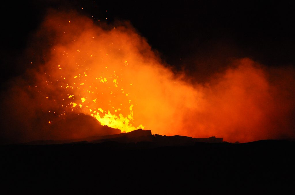 Erta Ale volcano in Ethiopia