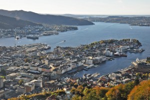 Bergen from above