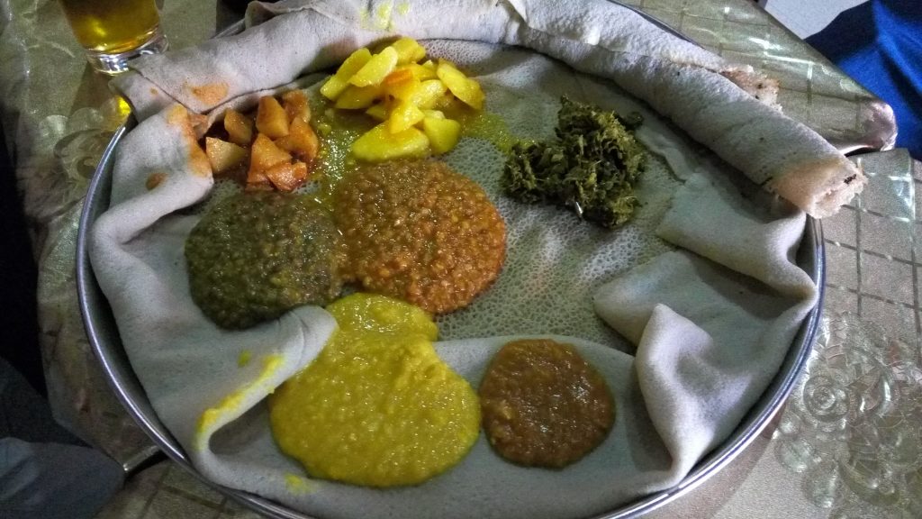 Typical Ethiopian dish