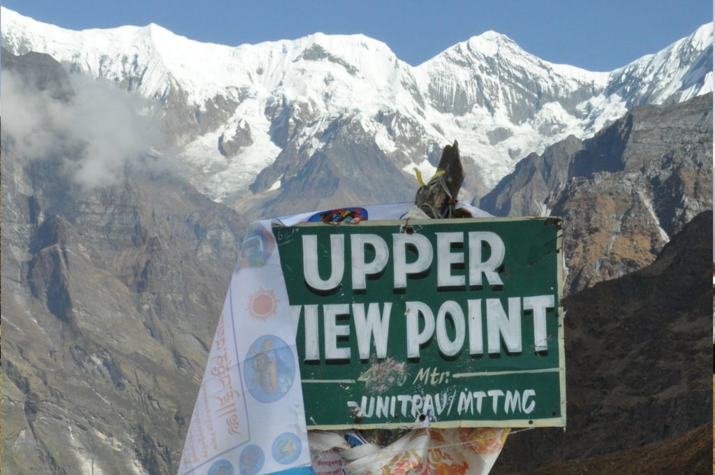 Upper View Point on Mardi Himal Trek in Nepal